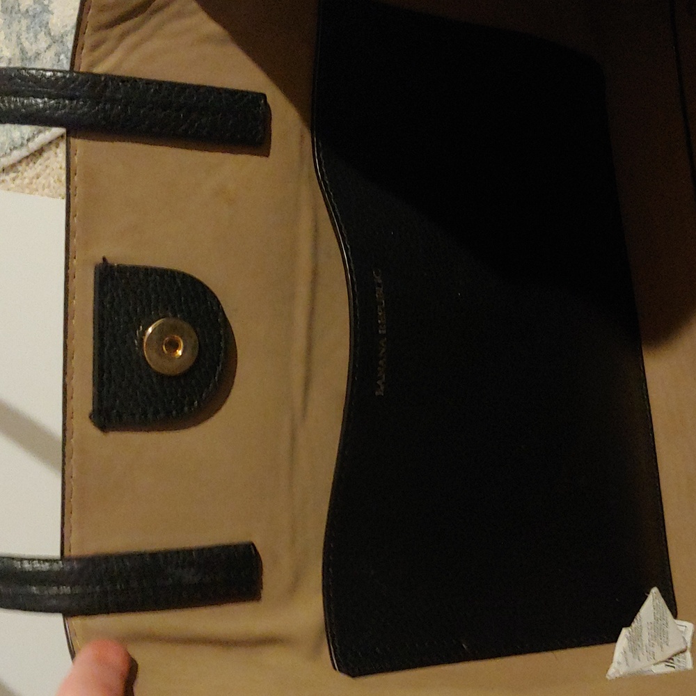 Banana republic black pebbled leather tote - Picture 8 of 12